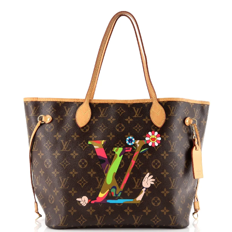 Neverfull Tote Limited Edition Monogram Murakami MOCA Hands MM