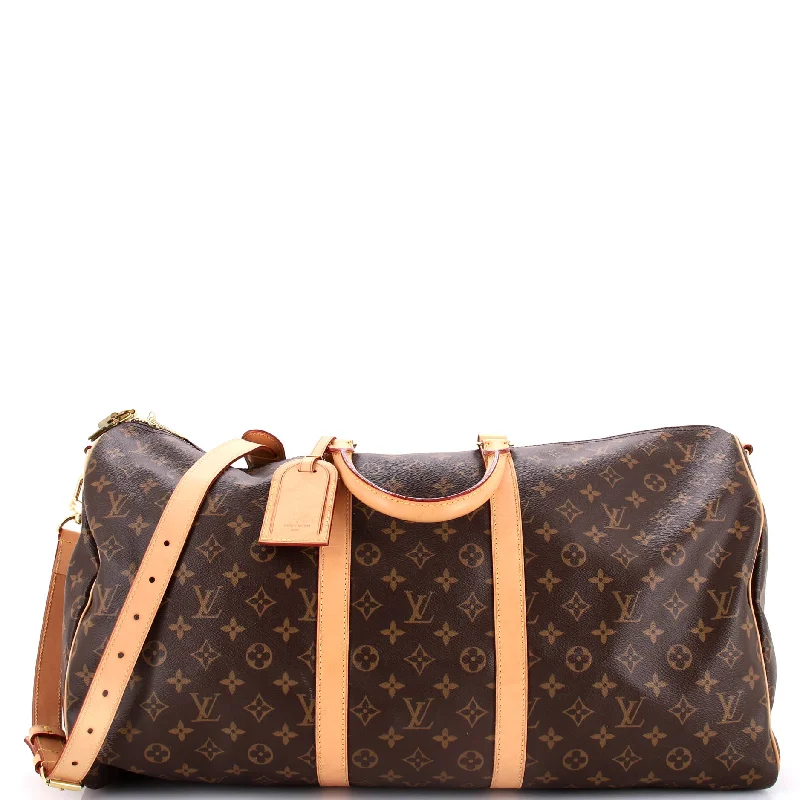 Keepall Bandouliere Bag Monogram Canvas 55