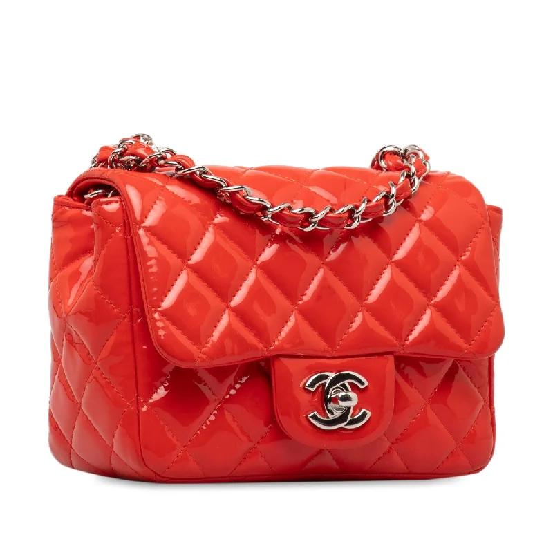 Chanel Mini Patent Classic Square Single Flap (zt3HF7)