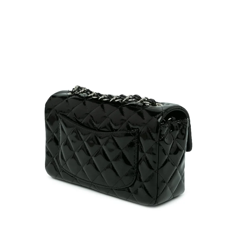 Chanel Mini Rectangular Classic Patent Single Flap (FyA2eh)