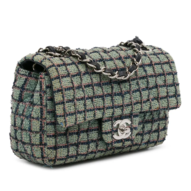 Chanel Mini Rectangular Classic Tweed Flap (QUYc9A)