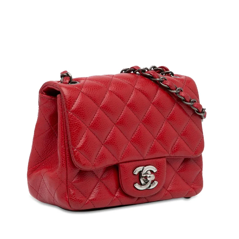 Chanel Mini Square Classic Caviar Single Flap (ASetQj)