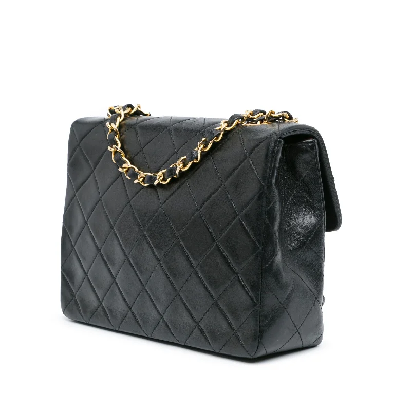 Chanel Mini Square Classic Lambskin Leather Single Flap Bag (hqpiJu)