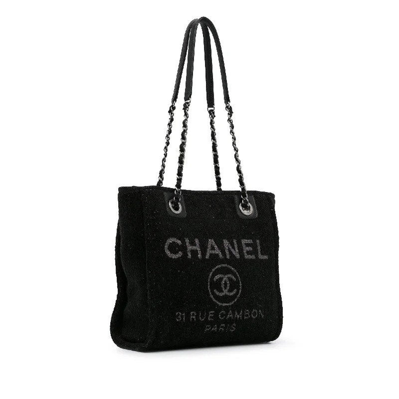 Chanel Mini Tweed Deauville Shopping Tote (dIHgeU)