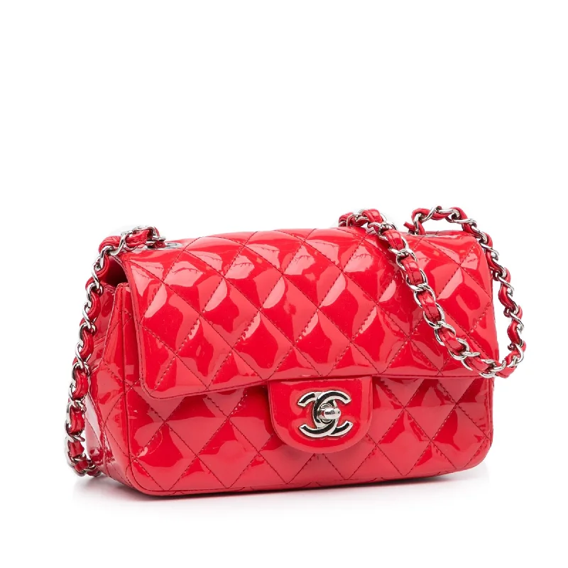 Chanel New Mini Classic Patent Single Flap (8Dmo25)