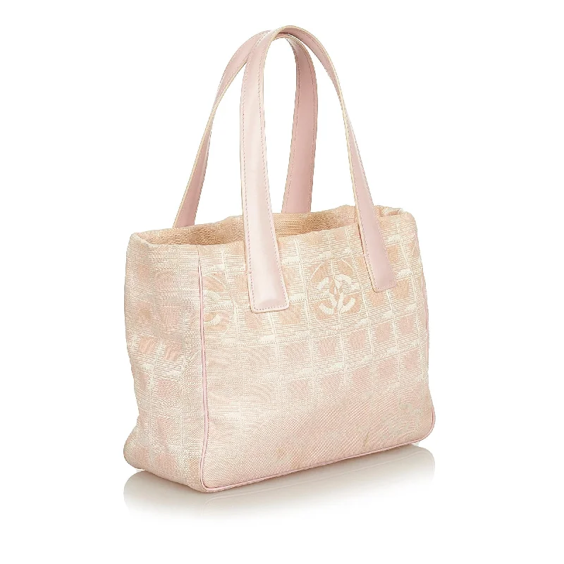 Chanel New Travel Line Canvas Tote Bag (25307)