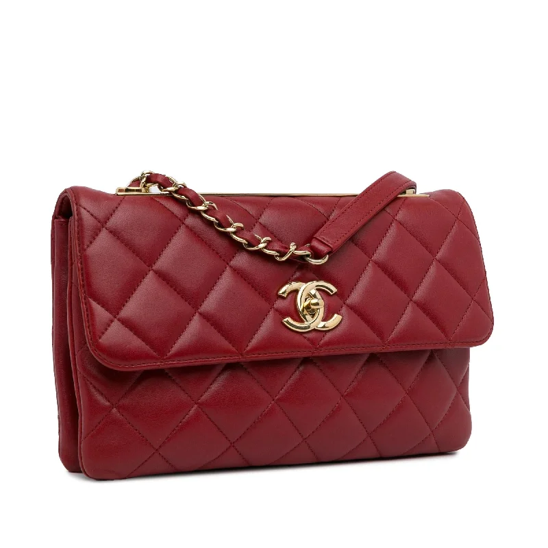 Chanel Quilted Lambskin Trendy Flap