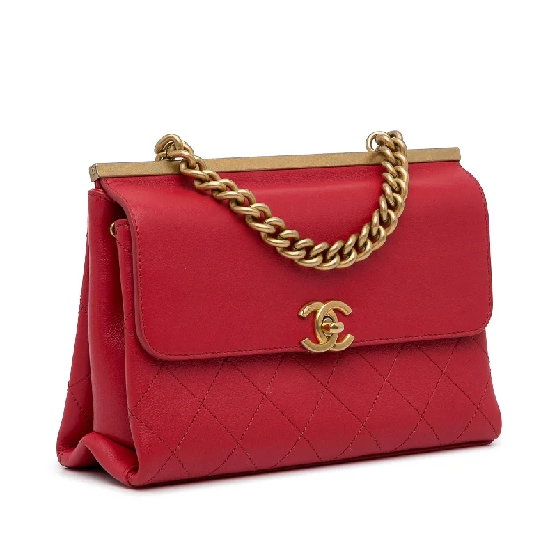 Chanel Small Coco Luxe Flap Satchel (SHG-1DtvPd)