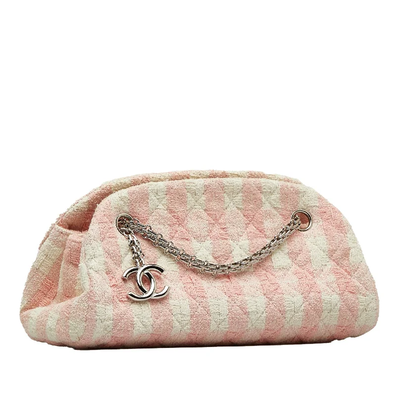 Chanel Small Tweed Just Mademoiselle Bowler Bag