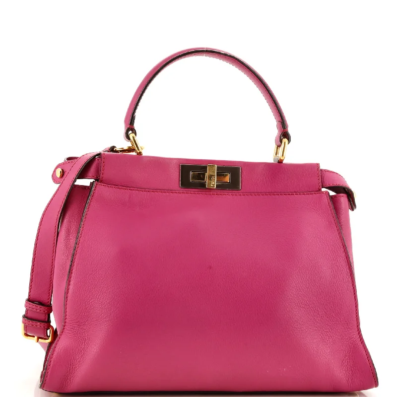 Peekaboo Bag Rigid Leather Regular