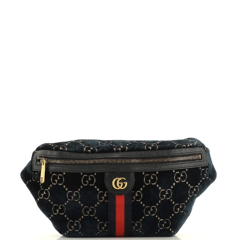 Ophidia Zip Belt Bag GG Velvet