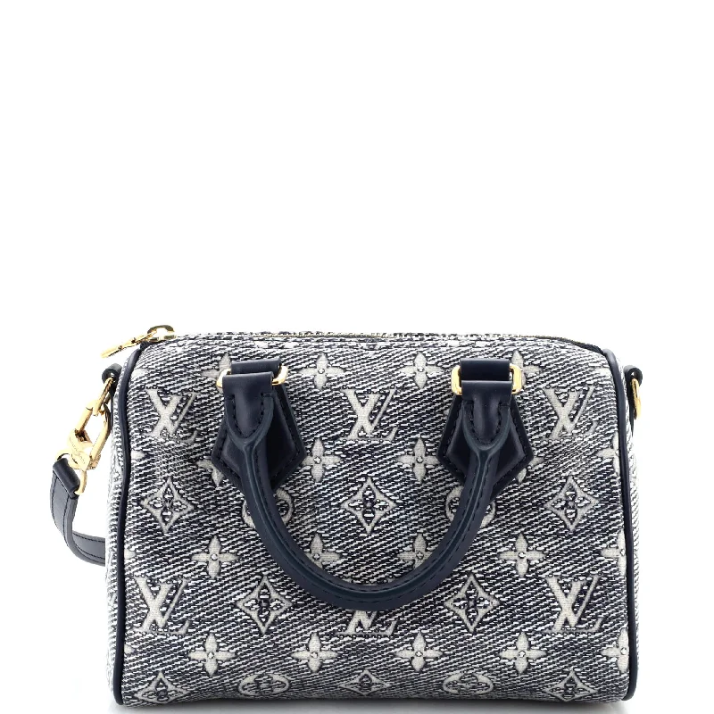 Speedy Bandouliere Bag Monoglam Jacquard Canvas 20